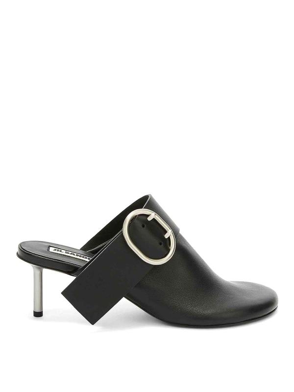 Jil Sander Mules - Noir