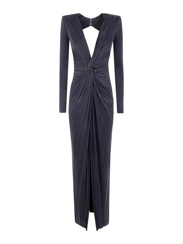 Elisabetta Franchi Robe Au Genou - Noir