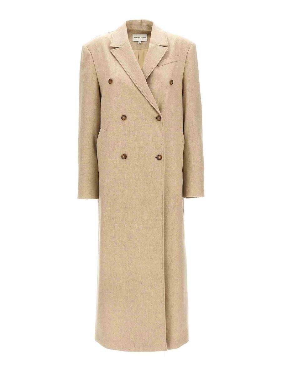 Loulou Studio Manteau Court - Beige