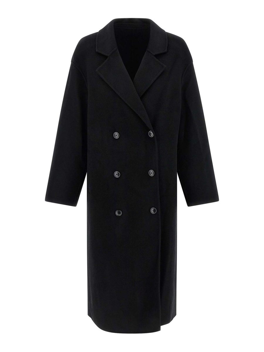 Loulou Studio Manteau Court - Noir