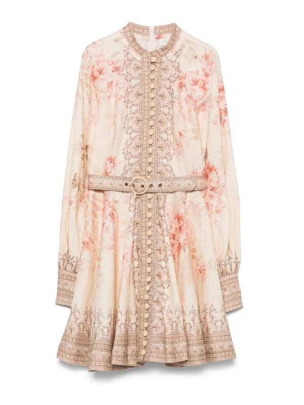 Zimmermann Robe Courte - Rouge