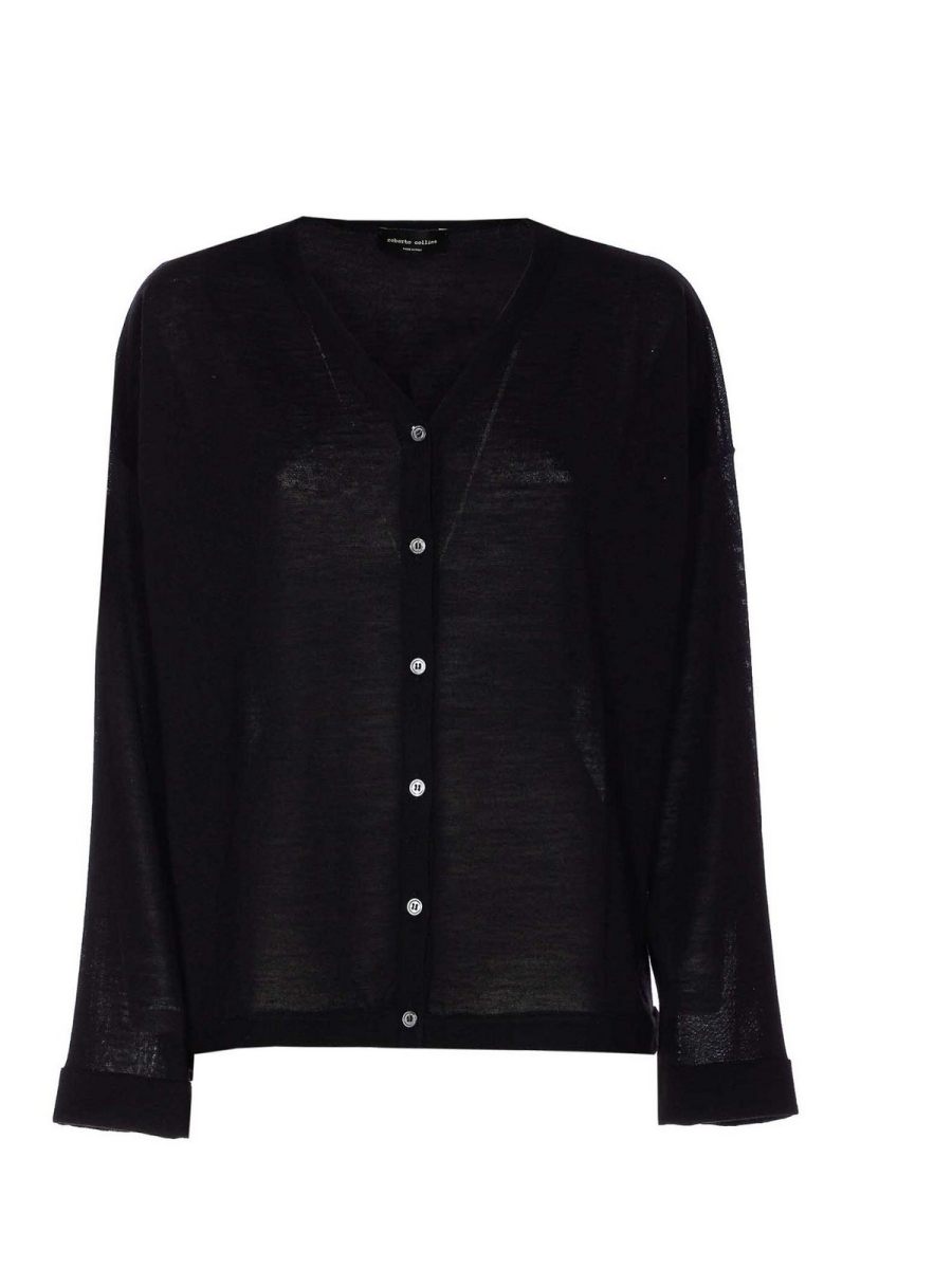 Roberto Collina Cardigan - Noir