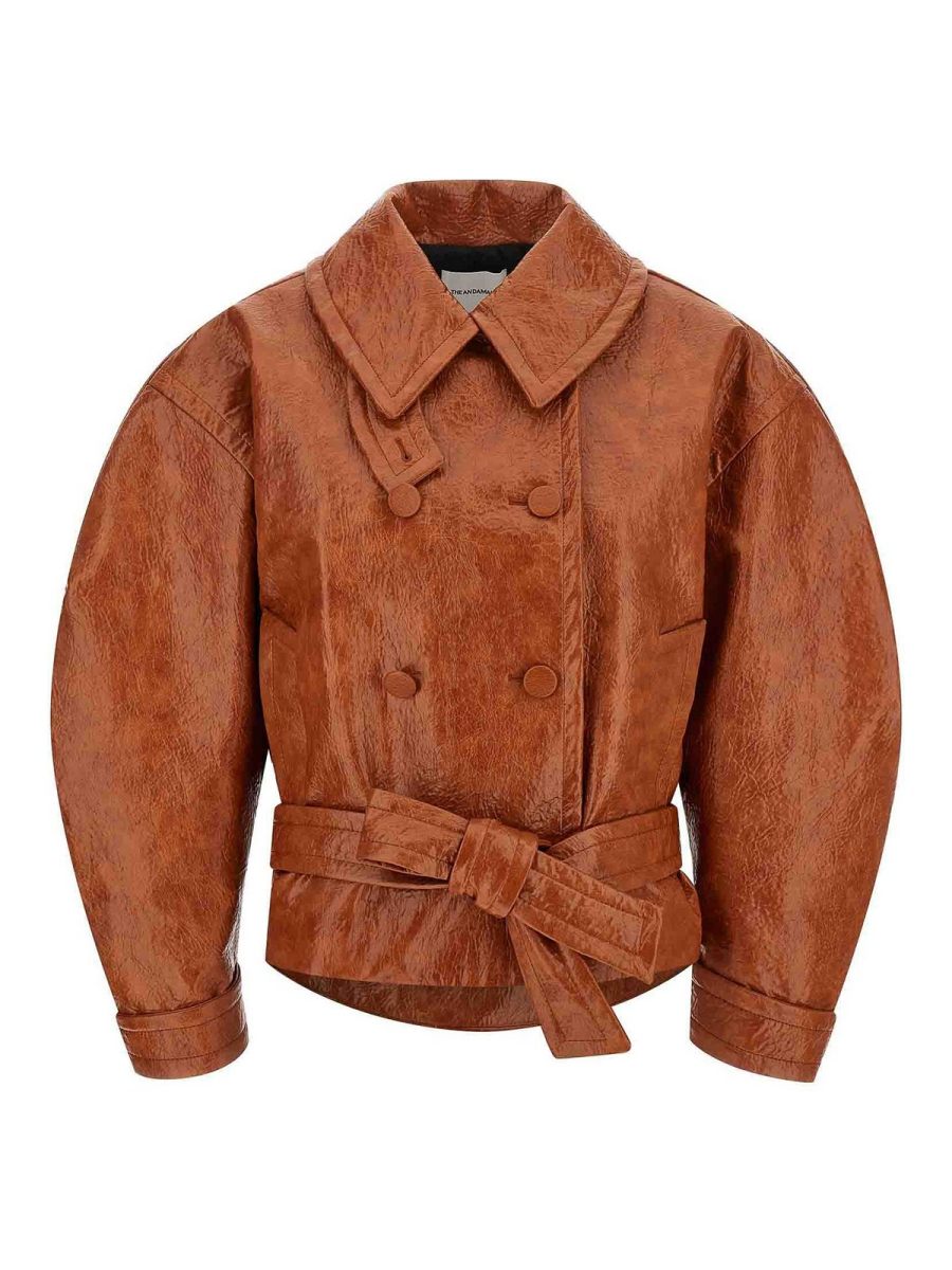 The Andamane Manteau Court - Marron