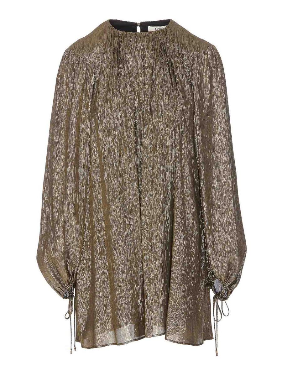 Chloe' Robe Au Genou - Noir