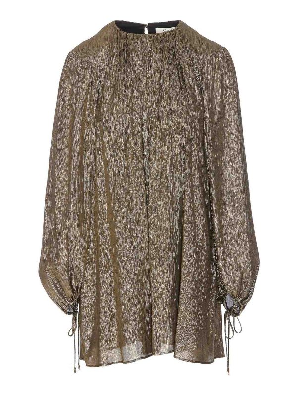 Chloe' Robe Au Genou - Noir