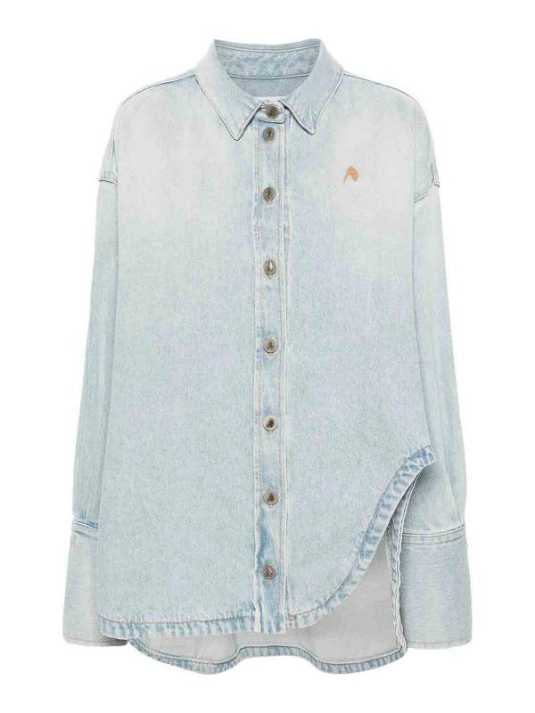 The Attico Veste En Jean - Bleu
