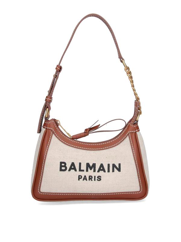 Balmain Sac Porté Épaule - Blanc