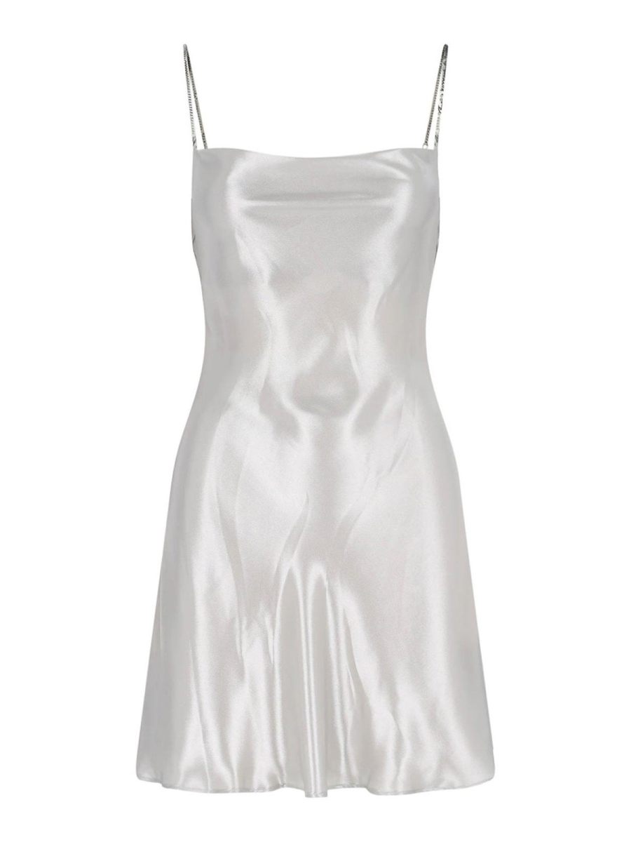 Diesel Robe Courte - Argent