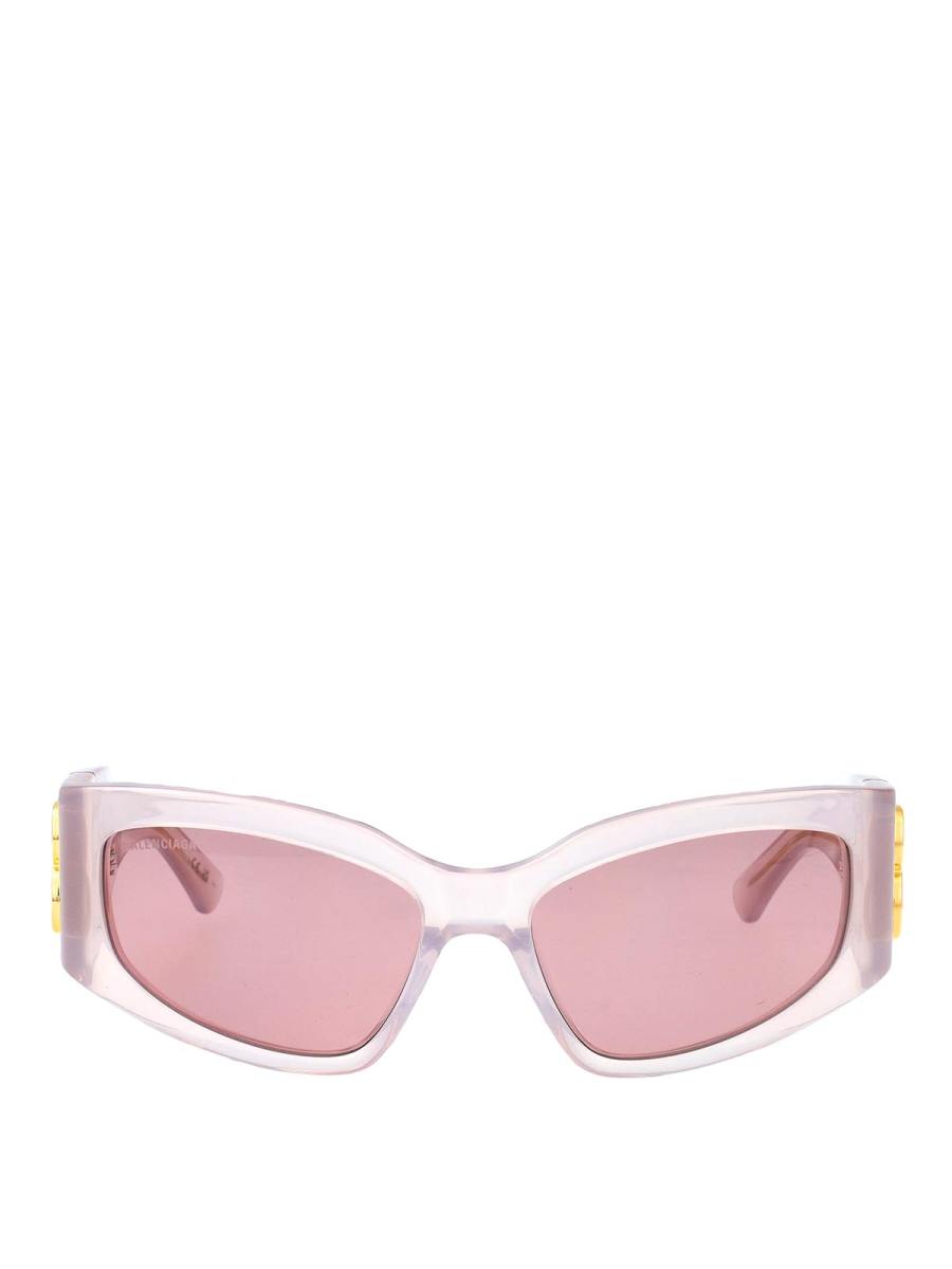 Balenciaga Lunettes De Soleil - Blanc