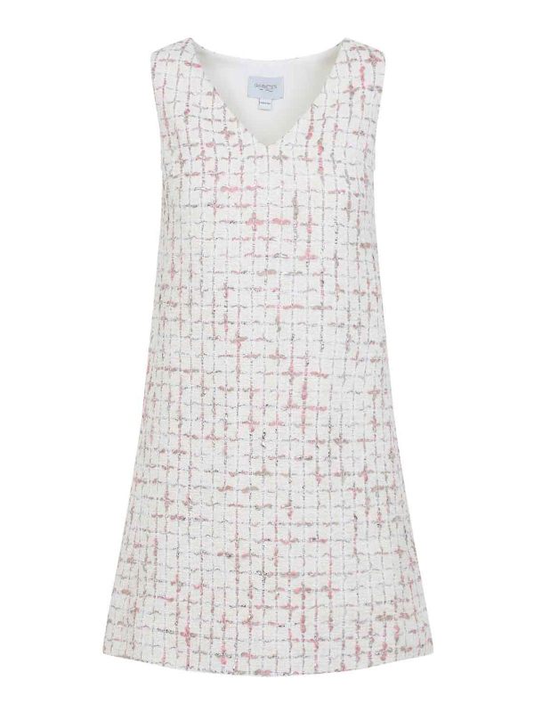 Giambattista Valli Robe Au Genou - Blanc