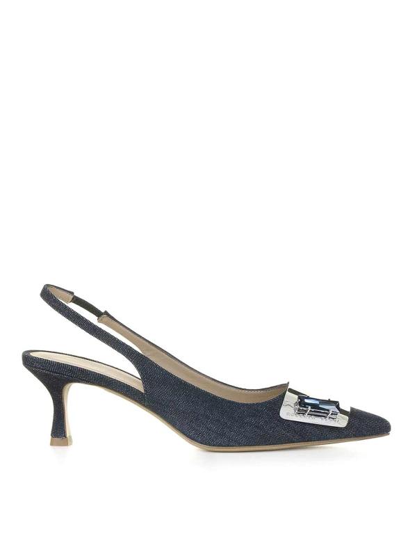 Roberto Festa Chaussures À Talon - Foncé Délavé