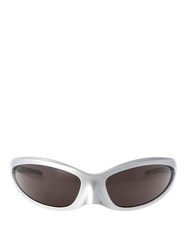 Balenciaga Lunettes De Soleil - Argent
