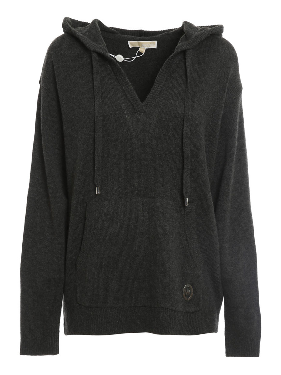 Michael Kors Pull À Col V - Gris