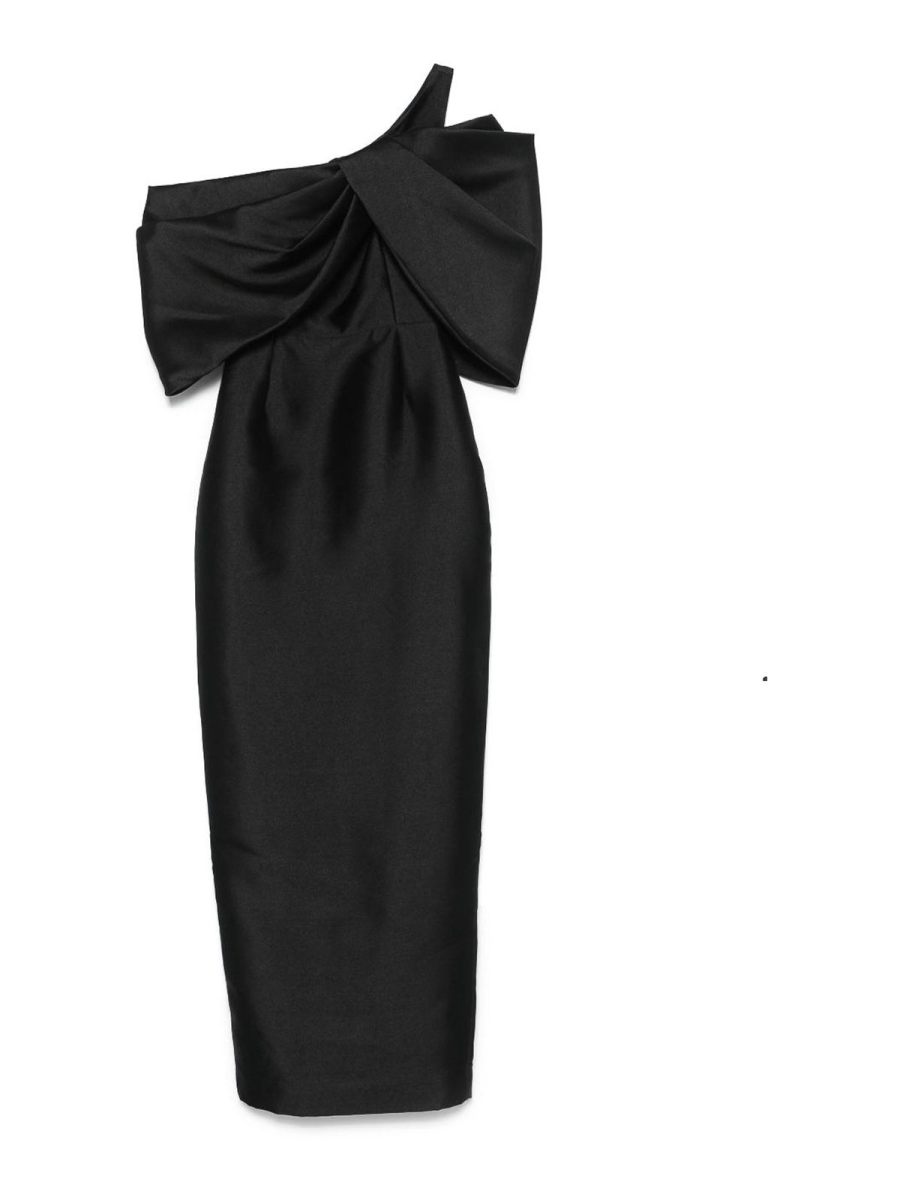 Solace London Maxi Robe - Noir