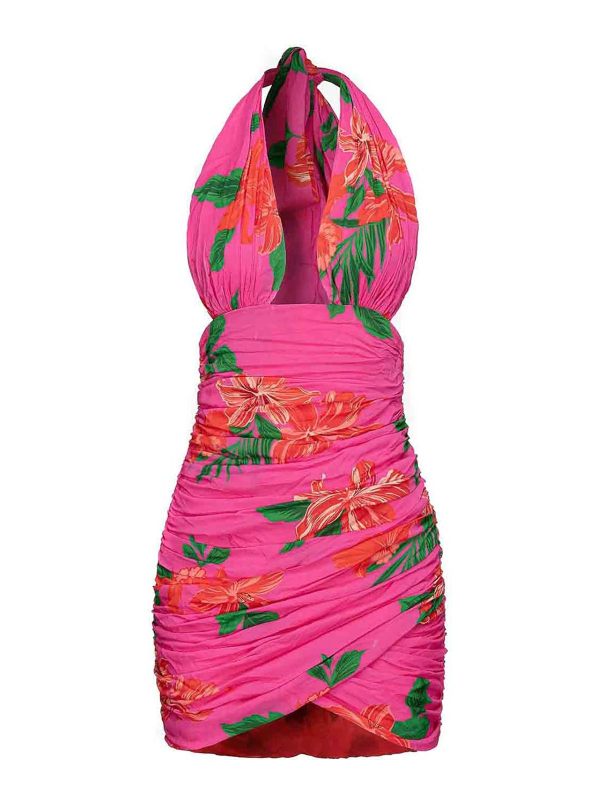 Pinko Robe Au Genou - Multicolore
