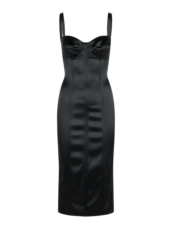 Dolce & Gabbana Robe Au Genou - Noir