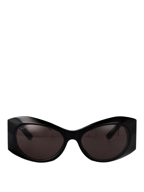 Balenciaga Lunettes De Soleil - Noir