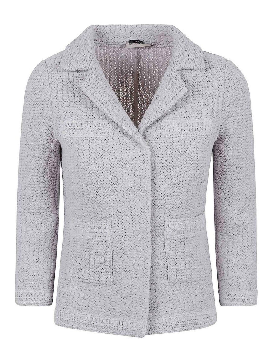 Charlott Veste Casual - Gris Clair