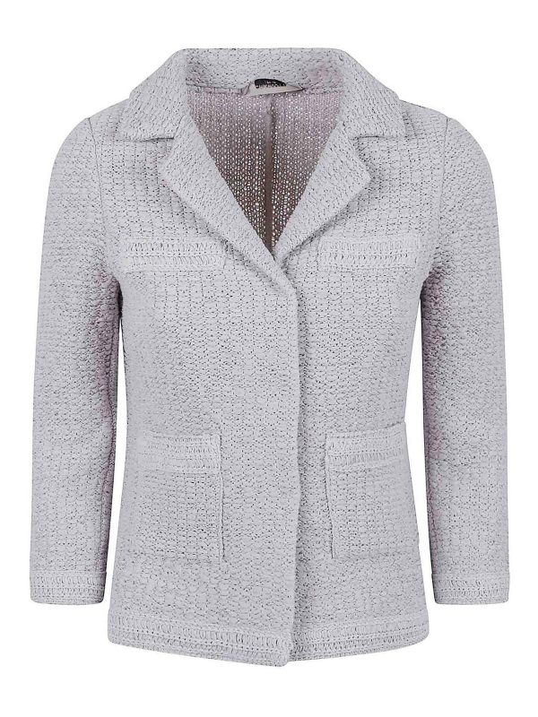 Charlott Veste Casual - Gris Clair