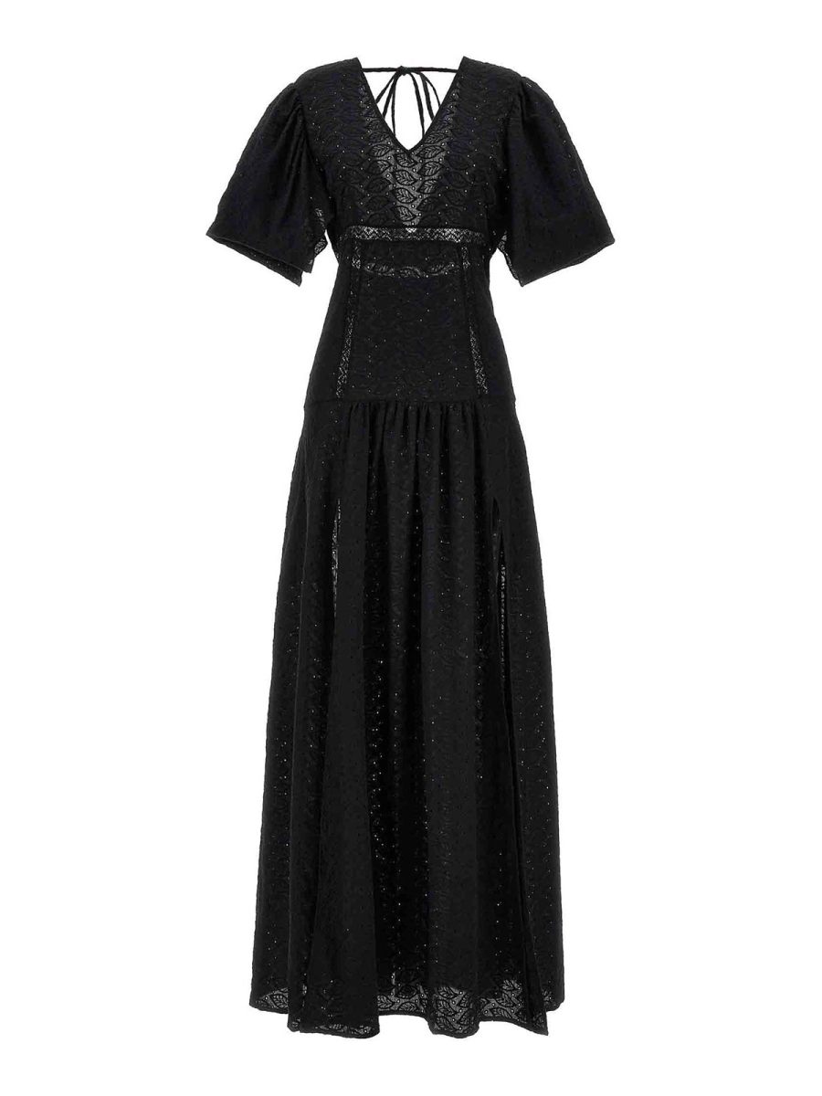 Le Twins Robe Au Genou - Noir