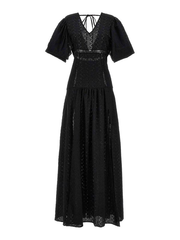 Le Twins Robe Au Genou - Noir
