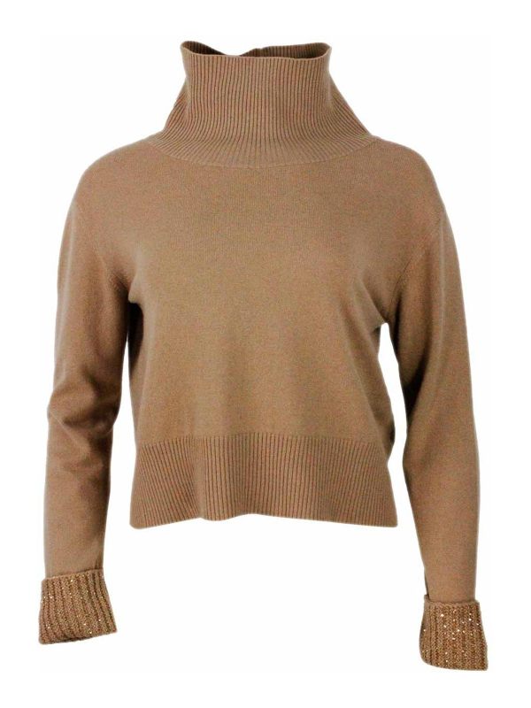 Fabiana Filippi Pull Col Rond - Marron