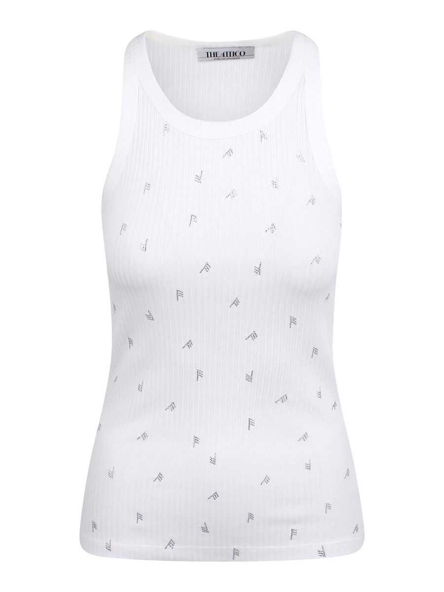 The Attico Top - Blanc
