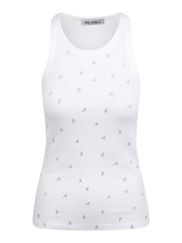The Attico Top - Blanc