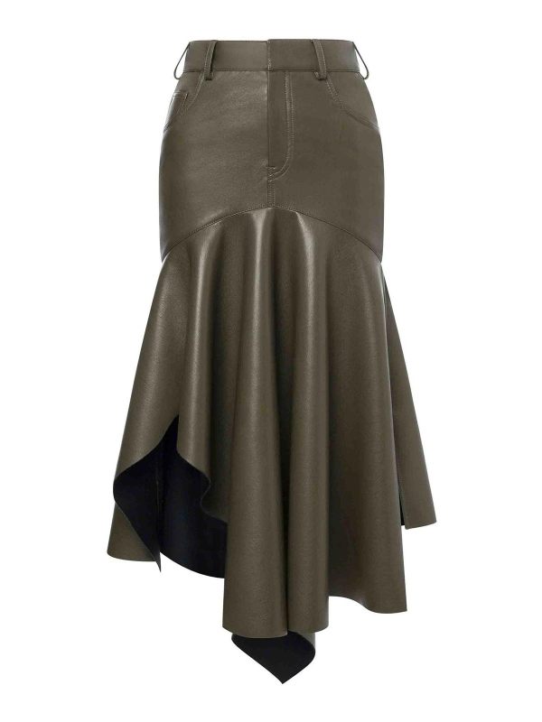 Philosophy di Lorenzo Serafini Jupe Midi - Vert