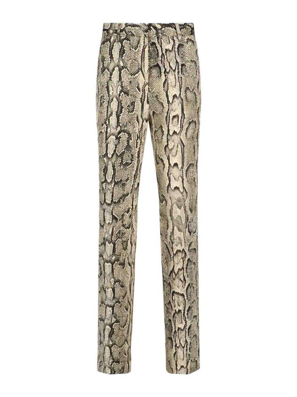 Dries Van Noten Pantalons Décontractés - Beige