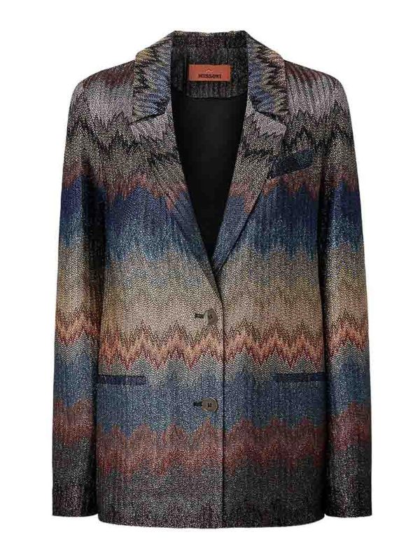 Missoni Blazer Couturier - Bleu