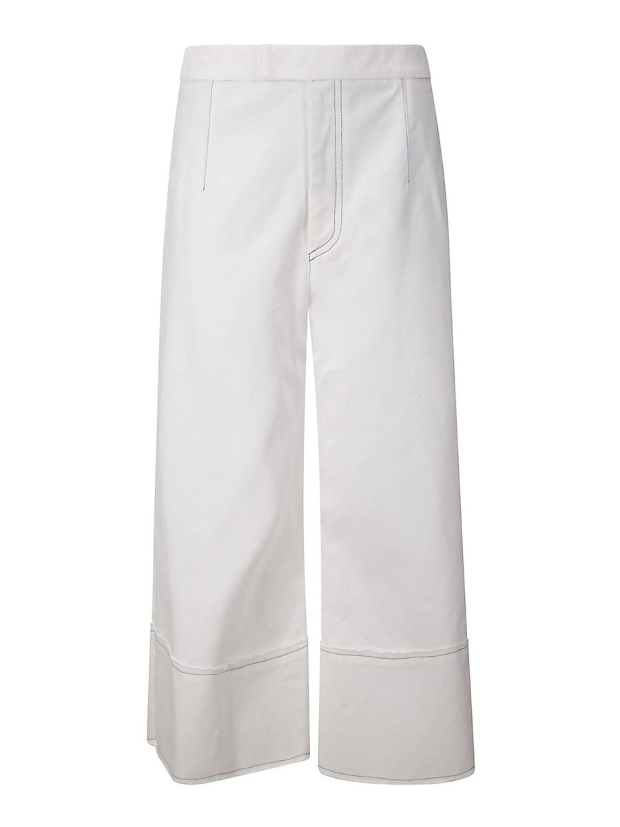 Jejia Pantalons Décontractés - Blanc