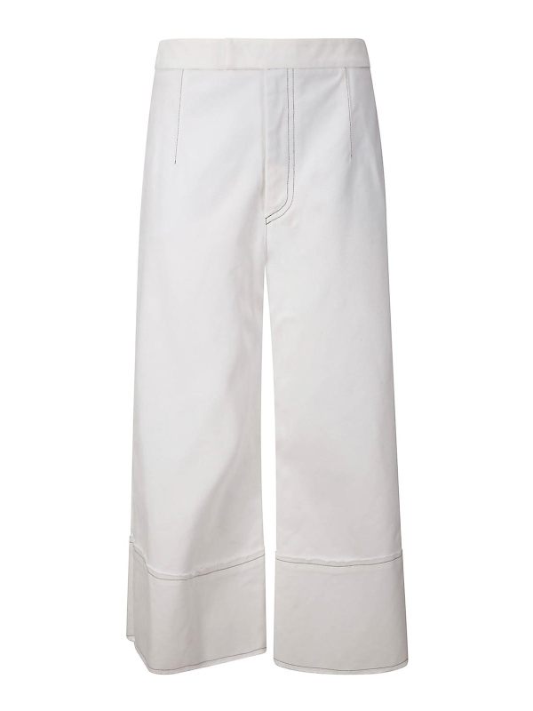Jejia Pantalons Décontractés - Blanc
