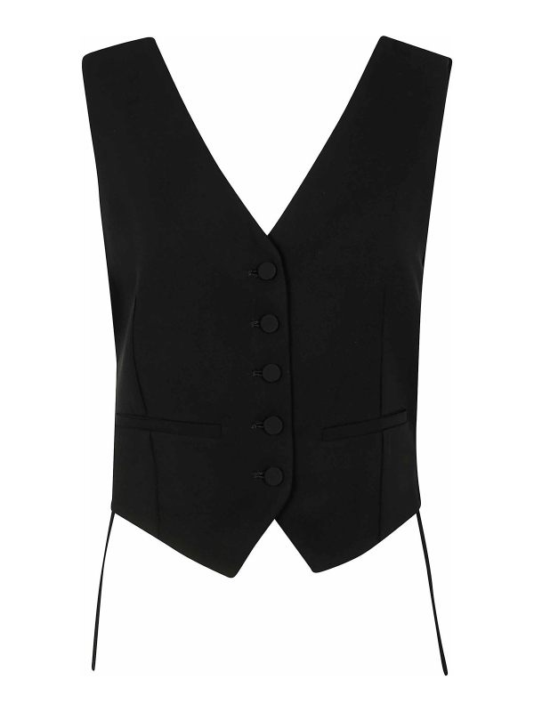 Erika Cavallini Gilet - Noir