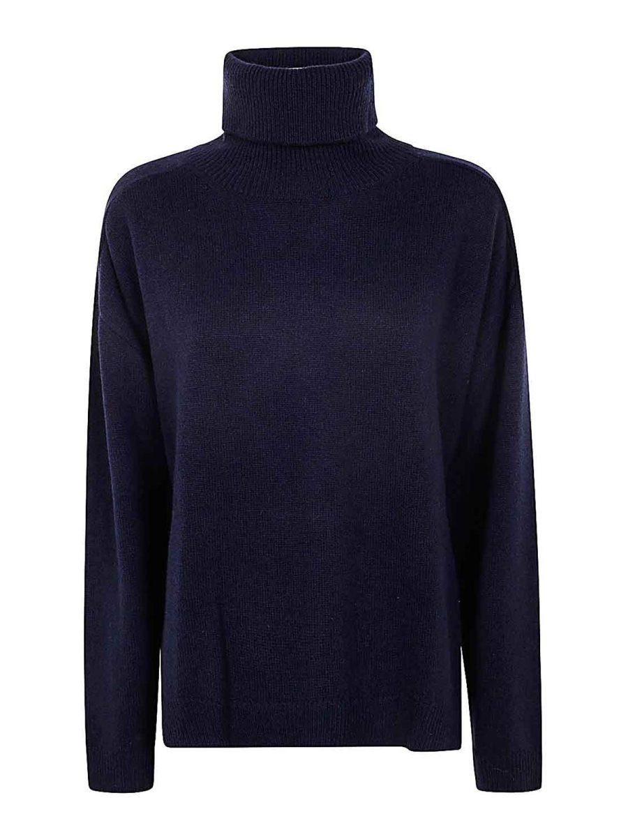 P. A.R. O.S. H. Pull Col Roulé - Bleu