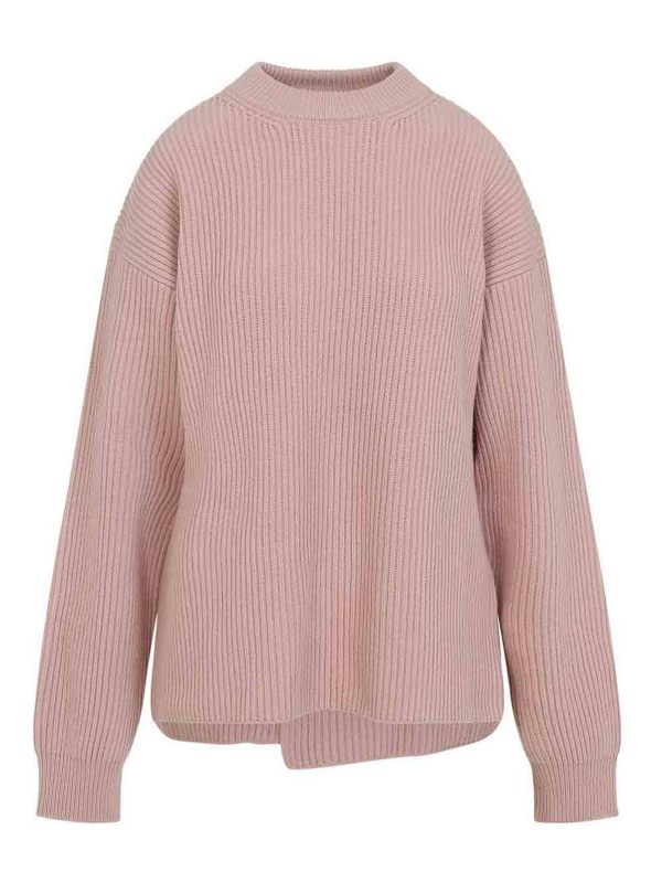 Jil Sander Pull Col Rond - Rose Clair