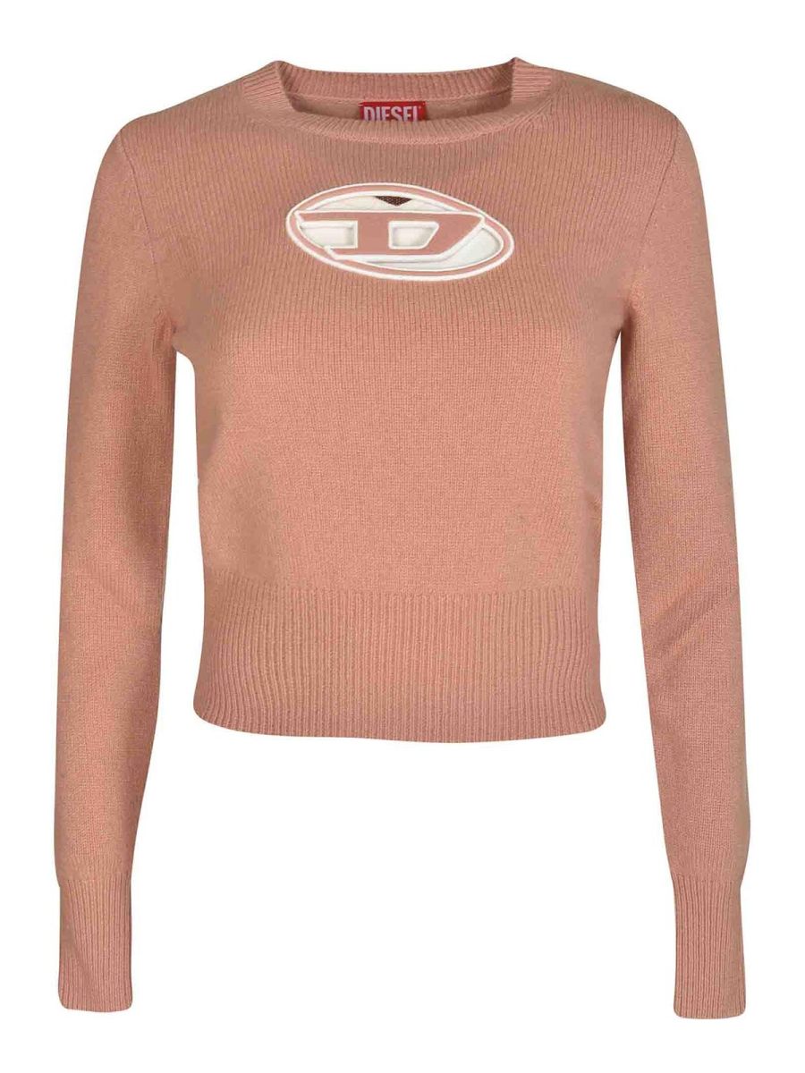 Diesel Pull Col Rond - Noir
