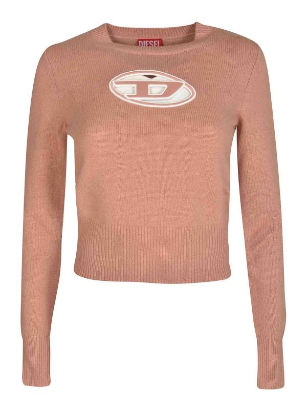 Diesel Pull Col Rond - Noir