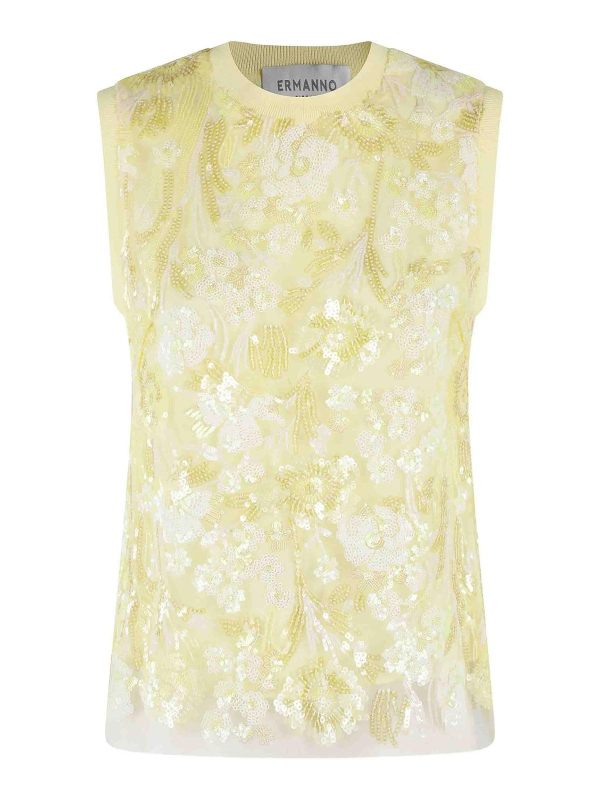 Ermanno Firenze Top - Jaune