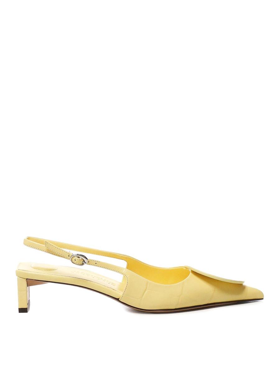 Jacquemus Chaussures À Talon - Jaune
