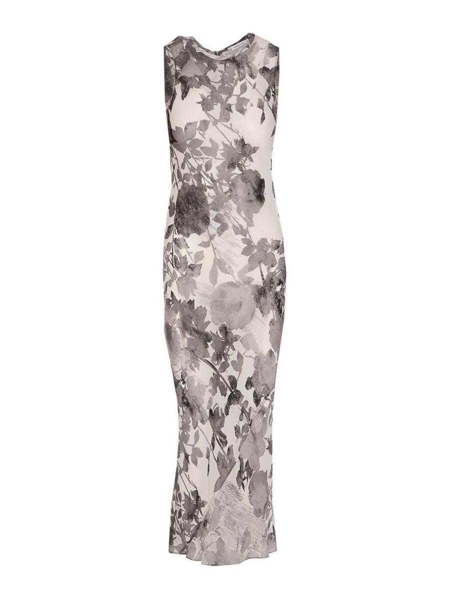 Patrizia Pepe Robe Au Genou - Gris