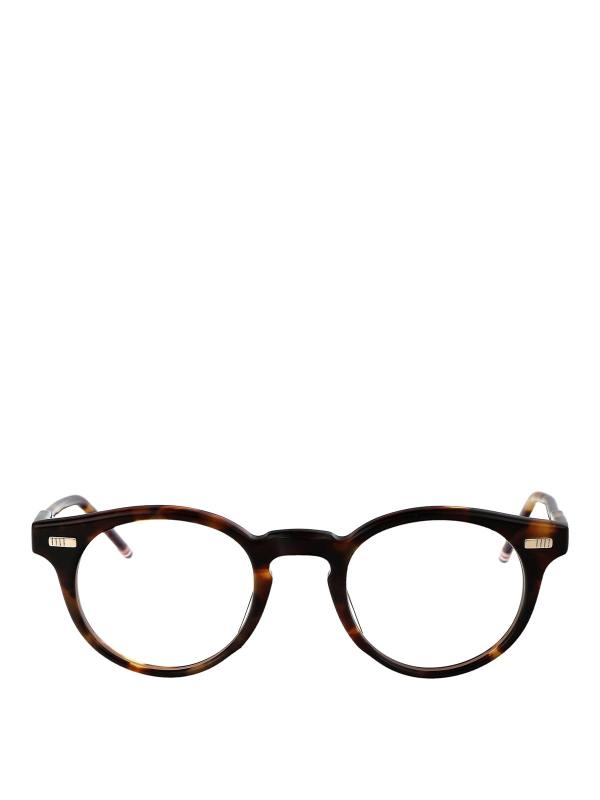 Thom Browne Lunettes De Soleil - Marron
