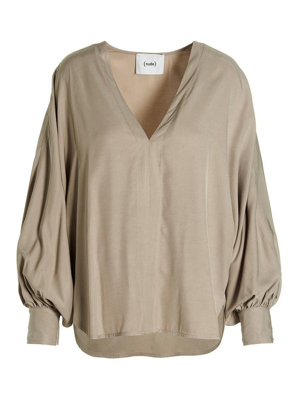Nude Blouse - Beige
