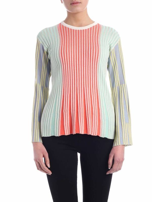Kenzo Pull Col Rond - Multicolore