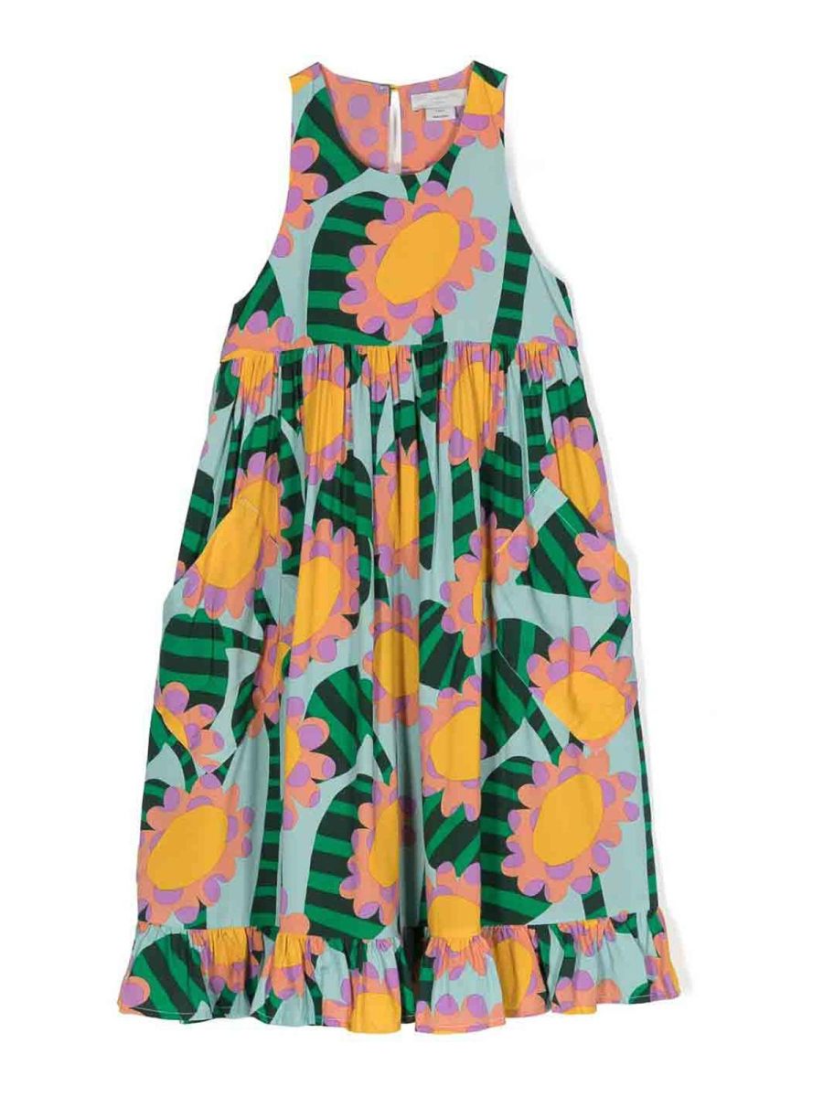 Stella McCartney Kids Robe Au Genou - Multicolore