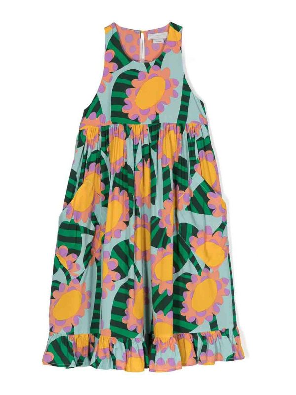 Stella McCartney Kids Robe Au Genou - Multicolore