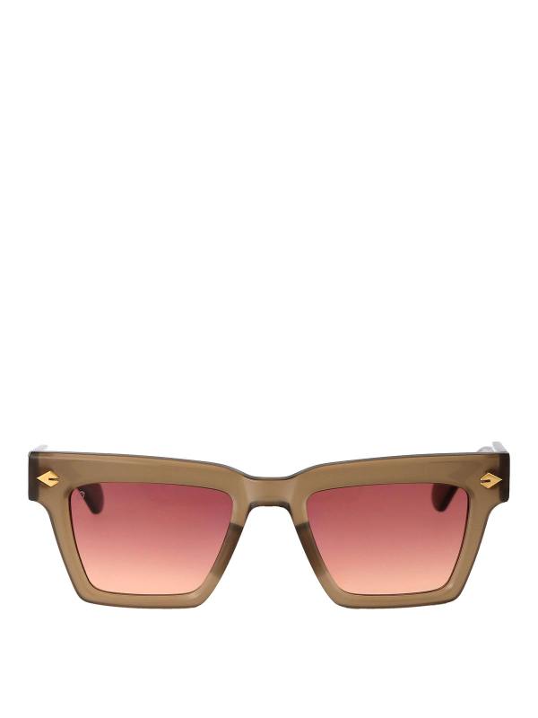 T Henri Lunettes De Soleil - Marron