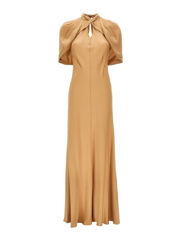Alberta Ferretti Robe De Soirée - Or