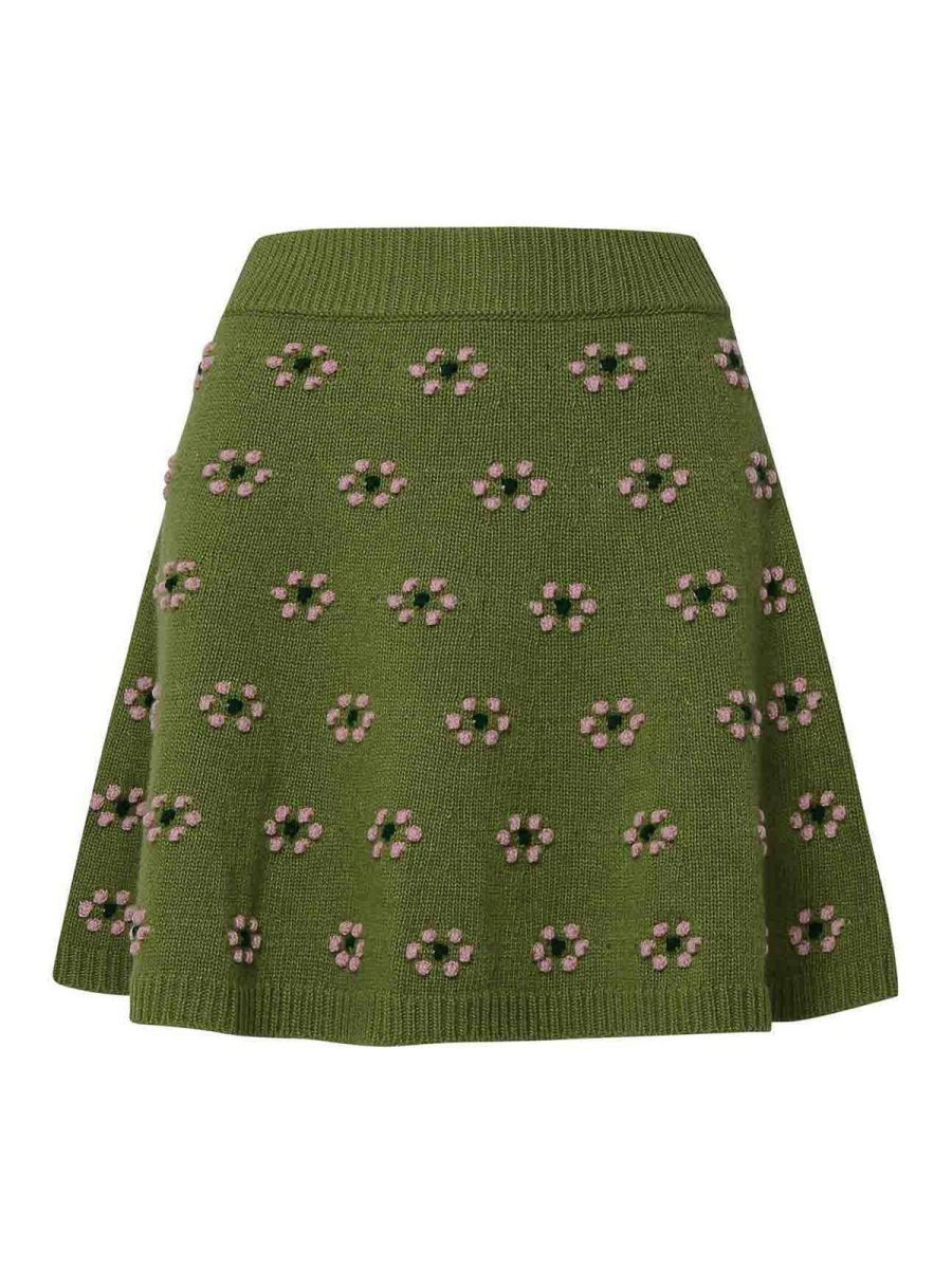Kenzo Mini Jupe - Vert