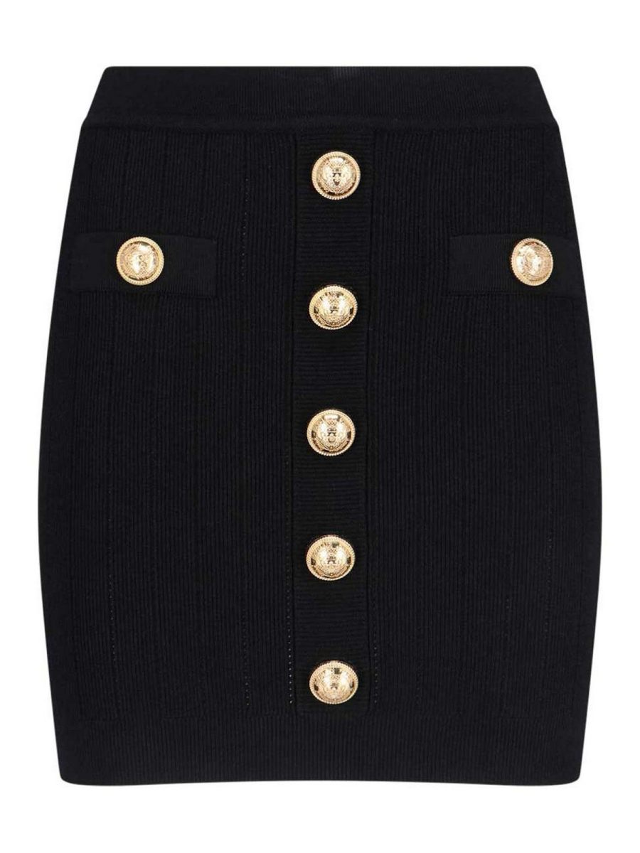Balmain Mini Jupe - Noir